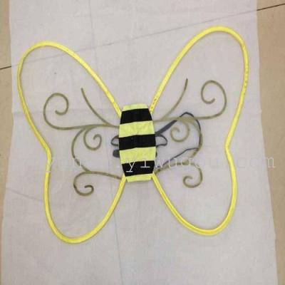 Bee wings decorated with festive wings