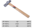 1.5LB wooden handle breast hammer plastic handle TPR handle claw hammer hammer crane hammer carpenter installation tool