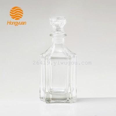 Hongyuan glass 100ml glass fragrance bottle with stopper