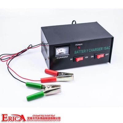 Car and motorcycle battery charger 6-24V15A car charger