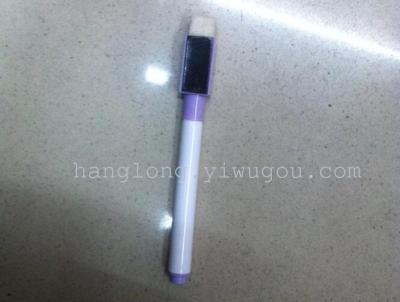 Erasable Whiteboard Whiteboard pen tablet pen pencil purple dual-use Whiteboard pens with magnetic