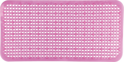 Plain coloured bath mat floor mat - transparent long square, JM-1062.