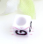 6*6mm square white and black letter beads acrylic beads
