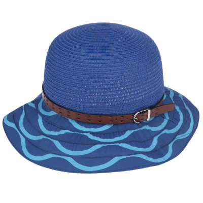 Mosaic color spring/summer wave striped button-lamp caps Cap Hat