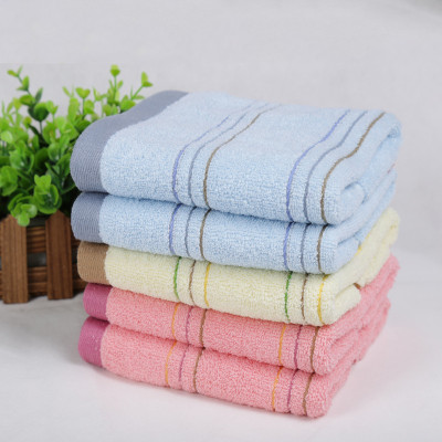 Connaught provided welfare twist striped towel gift towel Cotton soft absorbent towel