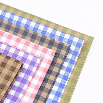 Manufacturers direct waterproof flower wrapping paper, high - grade bouquet packaging small square dazzle paper and dyed paper wholesale