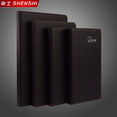 Shen Shi Stationery 00 Series Notebook High Frequency Notebook Business Notepad Office Leather Covered Notebook Advertising Customization Notebook