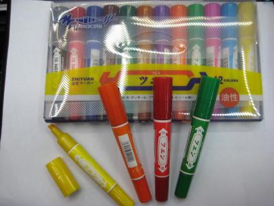 Factory Direct Sales Permanent Marker Marker Double-Headed Pen Marking Pen