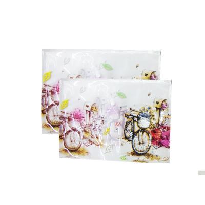 Lovely design A4 file portfolio PP environmental snap bag