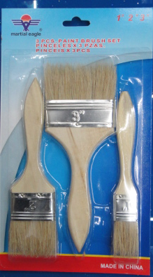 Large 3Pc Paint Brush Painter Brush Decoration Tool Cleaning Brush