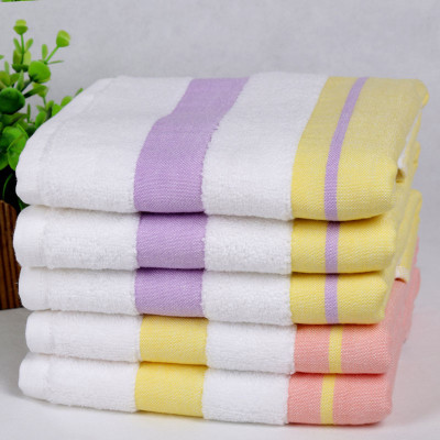 Cotton towels sponges towels made of double stripes fashion natural soft water