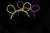 5*200MM glow bunny ears glow stick headband glowing hairpin hair clip