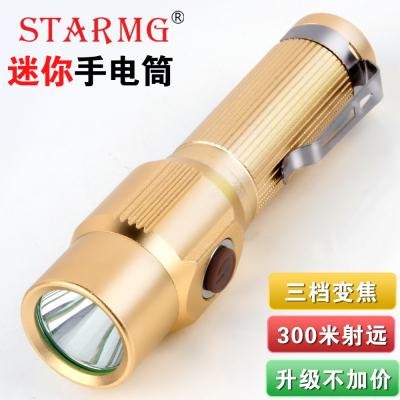 Mini Clip rechargeable household flashlights