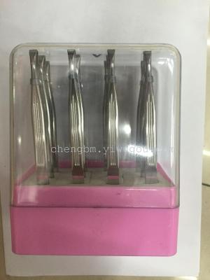 Beauty tools package eyebrow clip clip display box