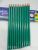 Plastic green plastic skinned pencils HB pencil pencils hex pencils