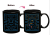 Creative color-changing cups of hot WIFI Cup PAC-man and Superman SOS not/hot cup