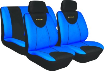 Four Seasons Universal Blue Black Pu Material Car Seat Cover 8-Piece Set