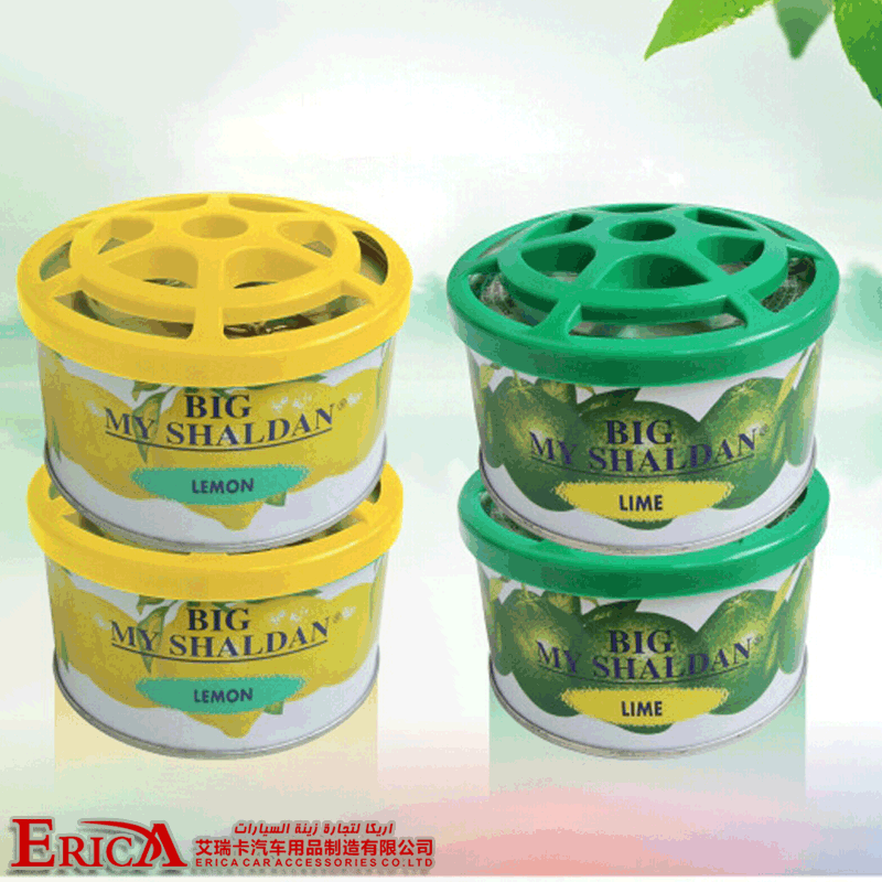 Car perfume solid perfume of lemon chicken ointment, ointment tins auto accessories