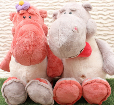 Stuffed toy hippo couple Stuffed toy many cute toys children's toys