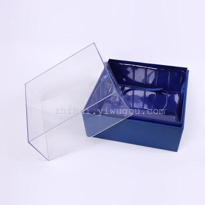 Manufacturer direct selling flowers packaging box rose gift packaging high-grade transparent box