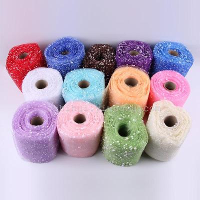 New high quality flower infusion 15 cm snow dot yarn DIY material wholesale material