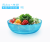 Transparent dessert salad bowl large bowl Creative glass bowl tableware soup bowl microwave color transparent dessert salad bowl large bowl