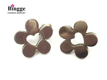 Fashion jewelry 316L stainless steel ear studs