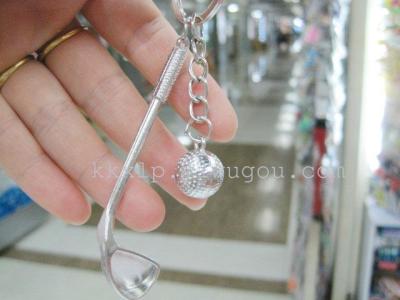 Metal Golf accessories Golf key ring special factory wholesale Golf key ring