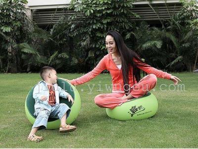 Interesting Green Hardy Apple outdoor inflatable stool PVC inflatable stool