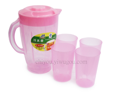 Bulk cold drinking ware 4 cups juice bar set pot kettle CY-9508