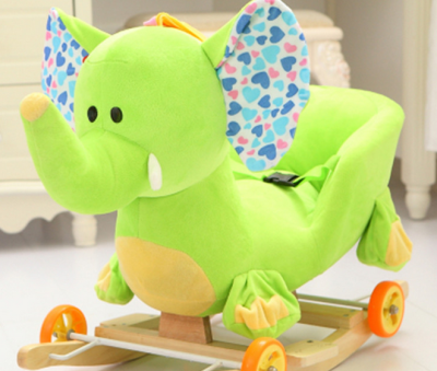 Plush children 's toy rocking horse rocking chair pushchair stuffed animal