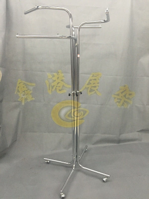 Tube four arm Siping four arm type high-grade clothes hanger capable of lifting and rotating movement
