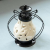 Ceramic Crafts White Ceramic Iron Storm Lantern