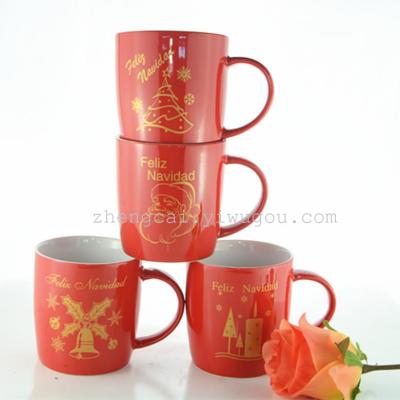 Ceramic coffee cups mugs set OEM customized advertising Cup