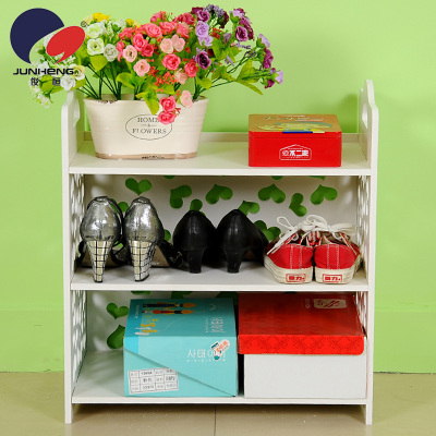 Three layer hollow carved shoe IKEA Home Furnishing partition shelving incorporating ZW031