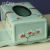 Crafts day Sakura Warbler-style painted ceramic tissue box decoration ornaments housewarming gift Book box daily