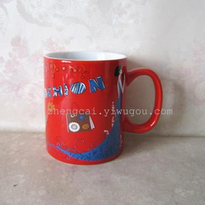 Customized ceramic glazed coffee cups mugs customized OEM ORDER