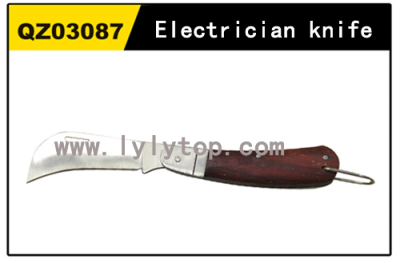 Electrical knife with elbows bent handle