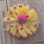 Korean children's Jewelry Accessories, hand-colored dots and colorful flower hair corsage ornament materials wholesale