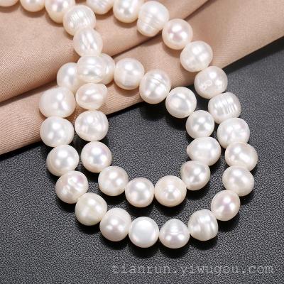 Natural freshwater pearl necklace of semi-finished products wholesale 7-8-9-10MM punch white