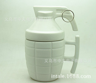 Grenade mug creative ceramic grenade Cup new exotic glass