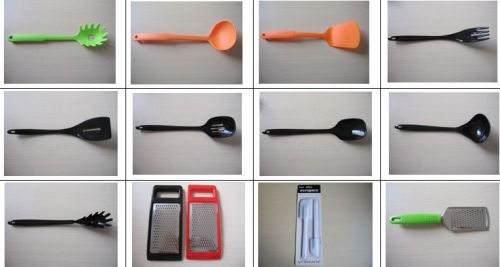 nylon kitchenware new product stainless steel kitchenware silicone kitchenware spatula soup spoon scraper