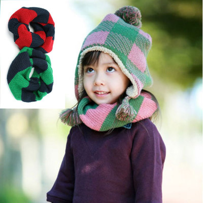 Korean collars color children's bib baby yarn in autumn and winter