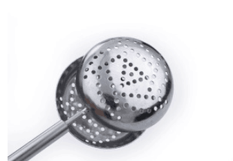 304 stainless steel telescopic tea strainer tea strainer tea brewing tool tea separator gift