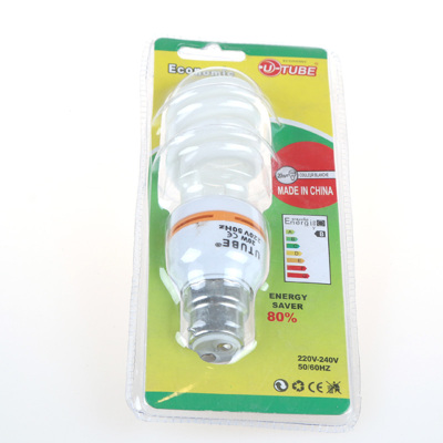 LED Light Export Energy-Saving Lamp Three PCs Small Half Screw Double Bubble Shell Packaging