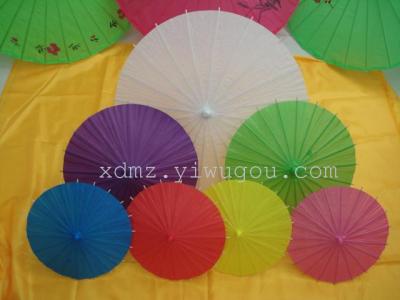 Japanese-style small paper umbrella painting flowers, blank paper umbrella