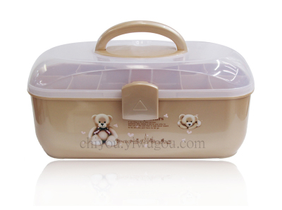 Household multi-medicine cabinet oversized baby drugs storage box plastic multi-function kit CY-6606