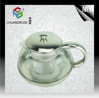 stainless steel kettle glass teapot glass water pot tea pot