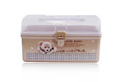 Multifunctional portable plastic storage box storage box medicine chest storage box CY-6602