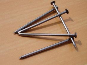 Common iron nails, galvanized iron nails